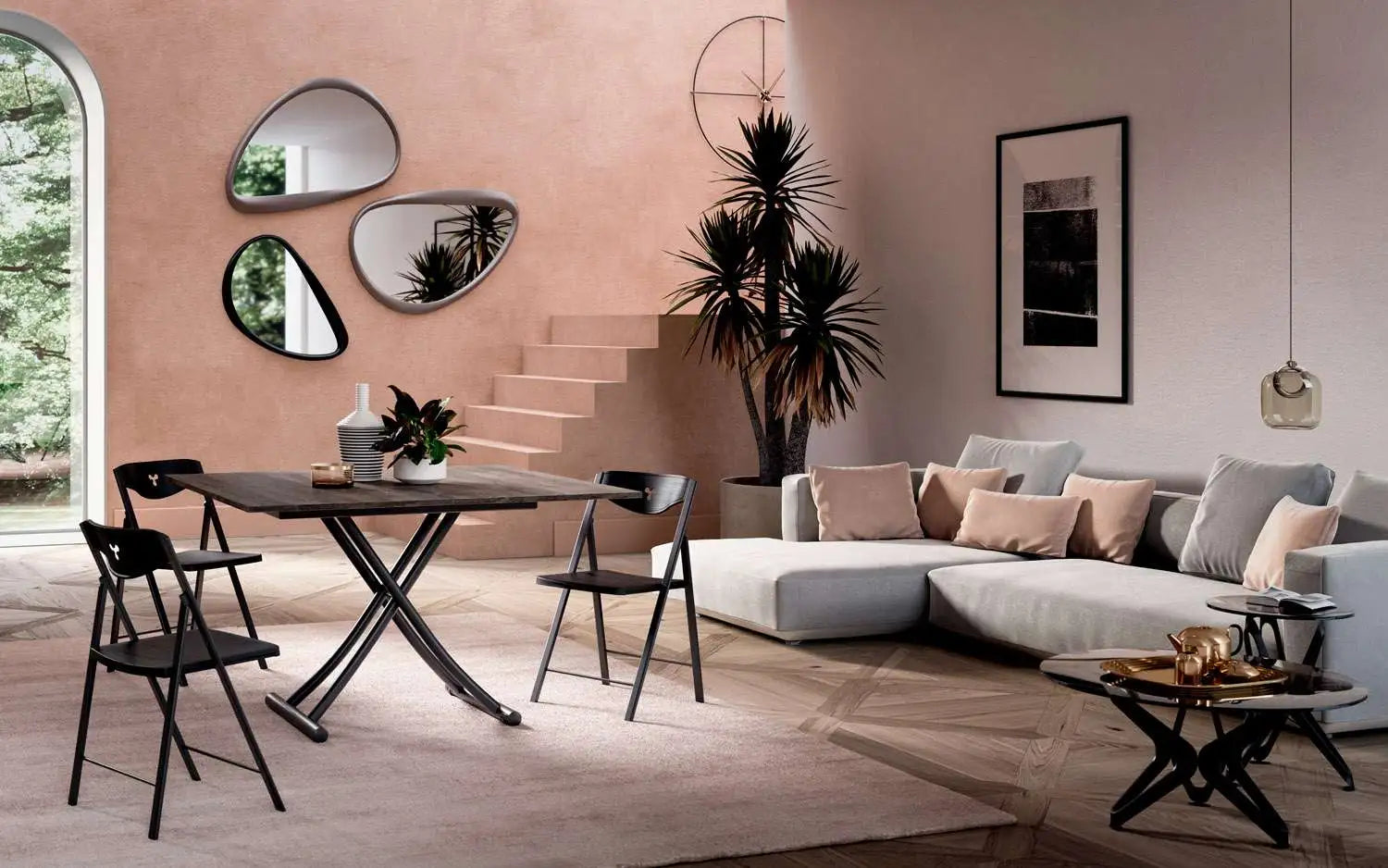 table basse transformable en table de salle à manger