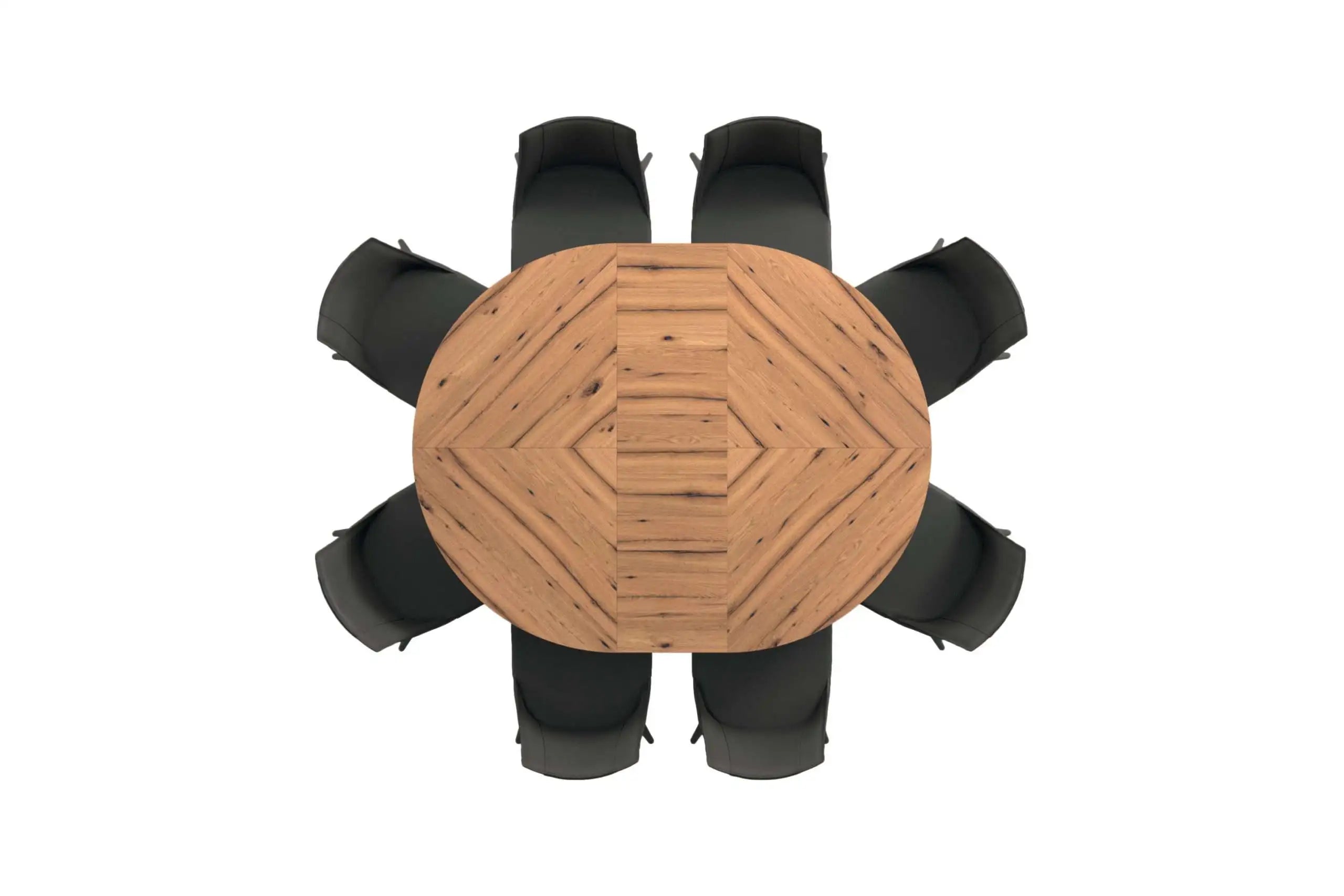 table a manger ronde industrielle extensible