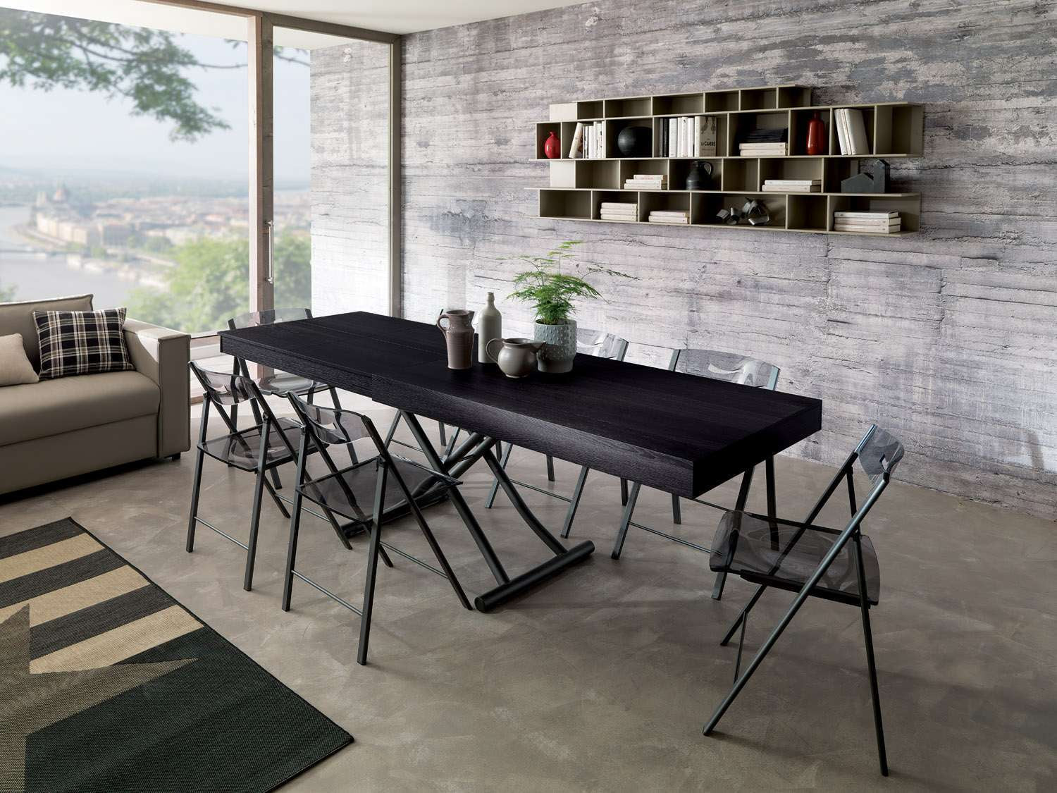 table basse qui se transforme en table à manger