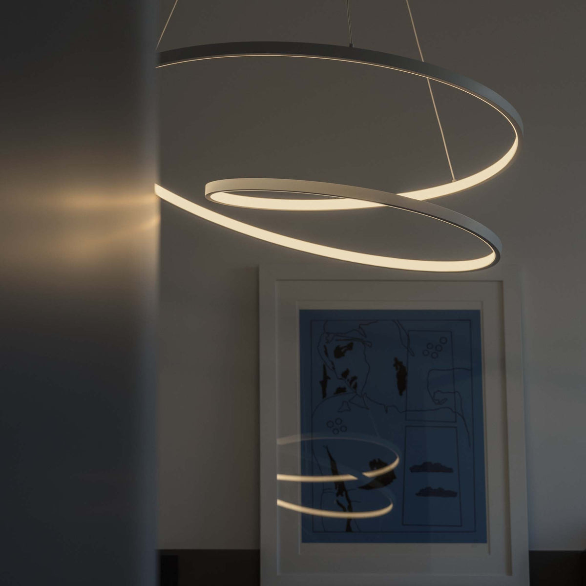 Suspension Oz Ideal Lux en situation