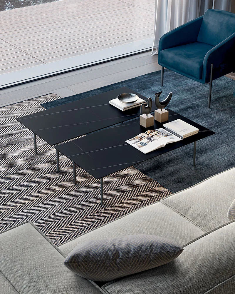 table basse céramique rectangulaire