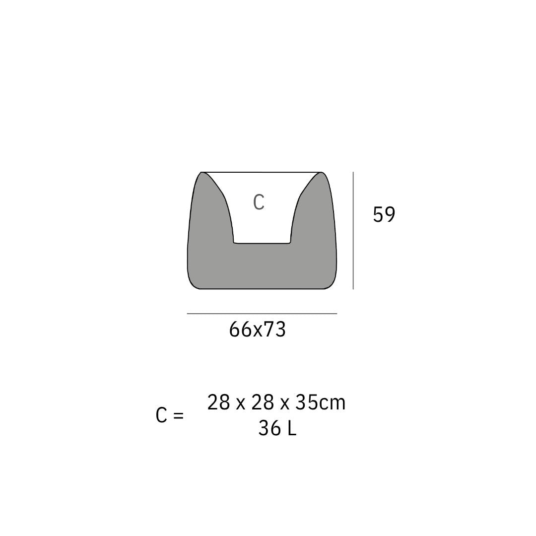 Pot - Organic Carré