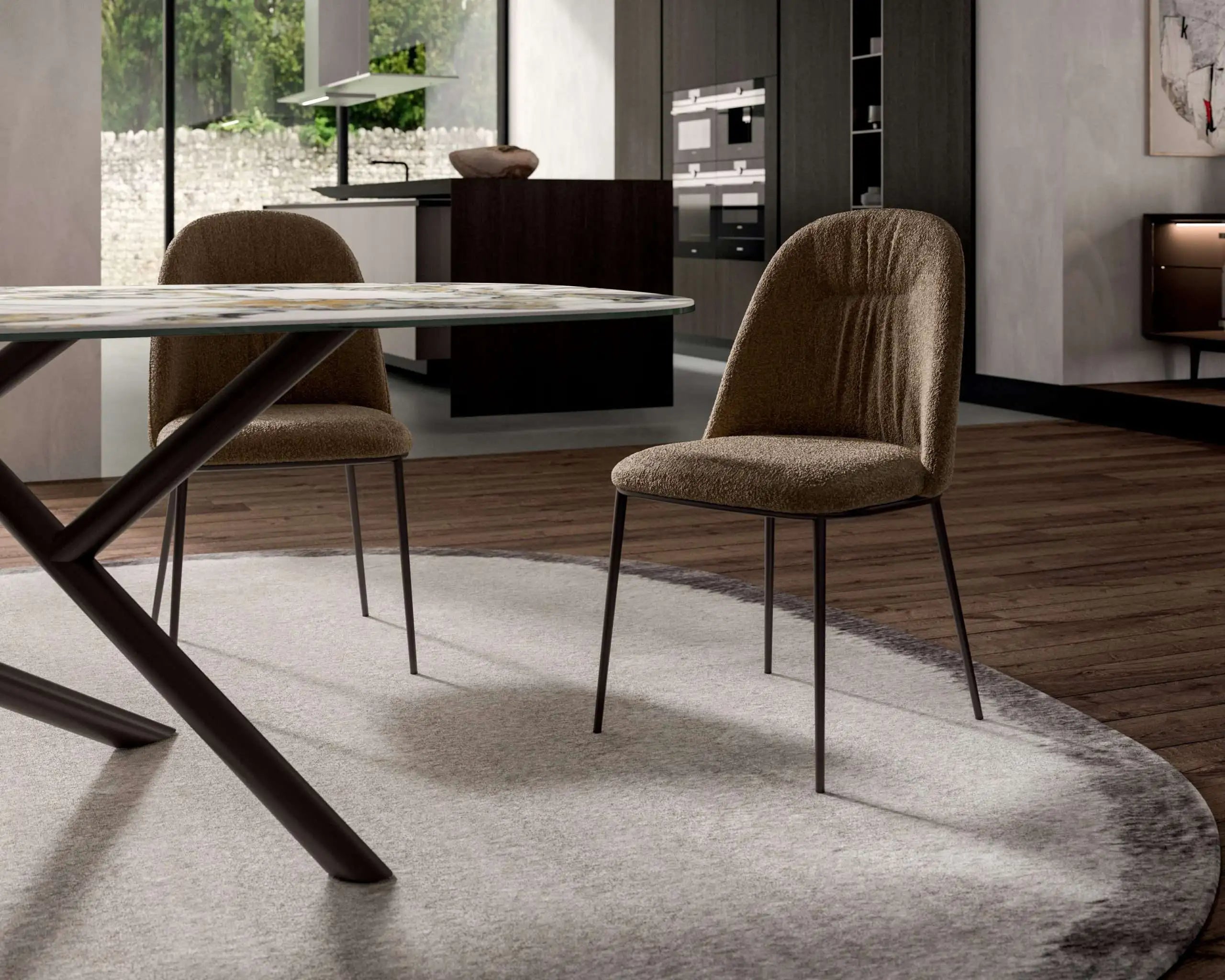 chaises confortable salle a manger