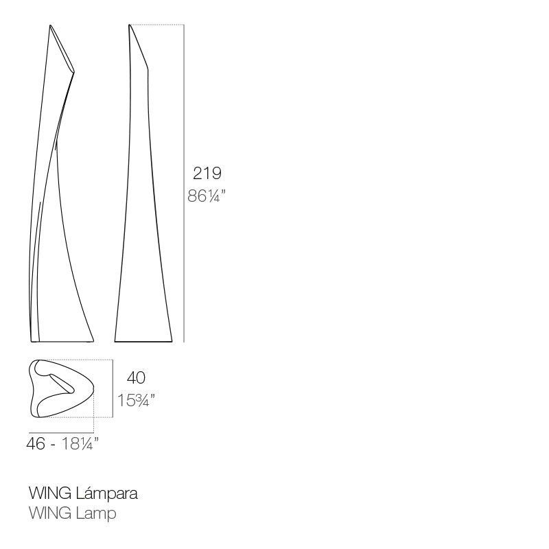 Lampadaire - Wing