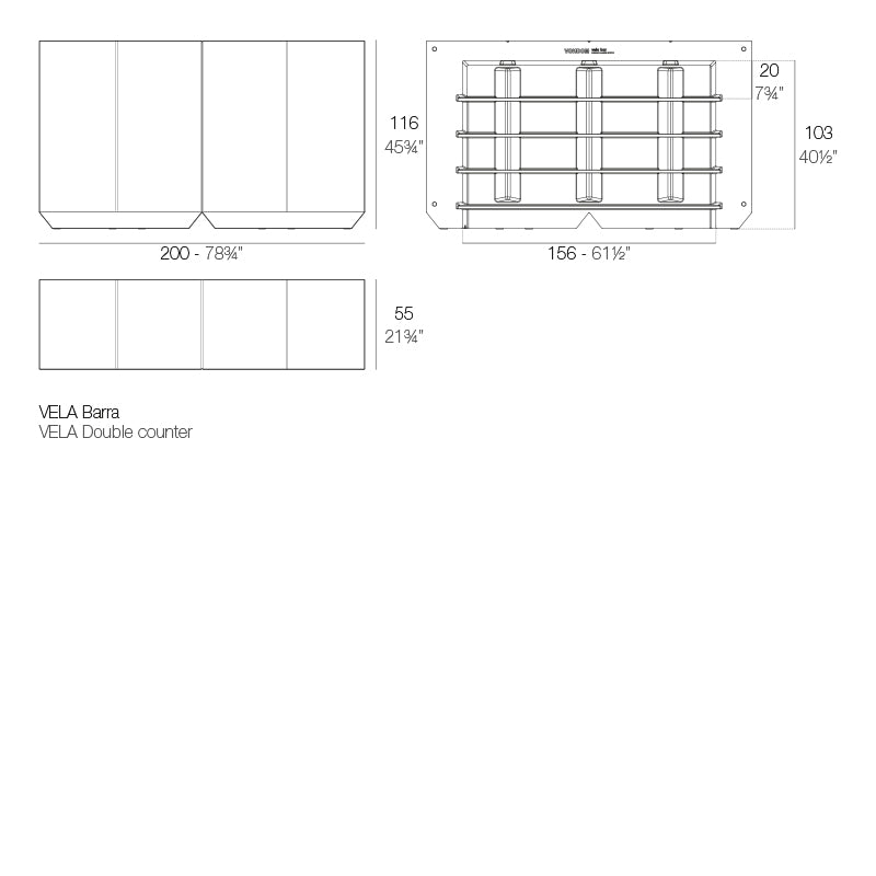 Bar Vela - Module Double LED