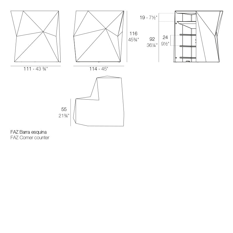 Bar FAZ - Module Angle LED