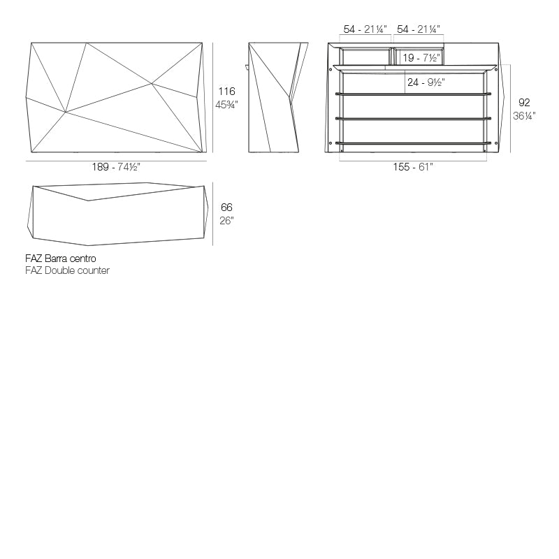 Bar FAZ - Module Central LED