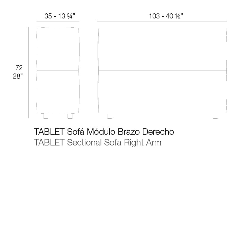 Tablet - Module Droit