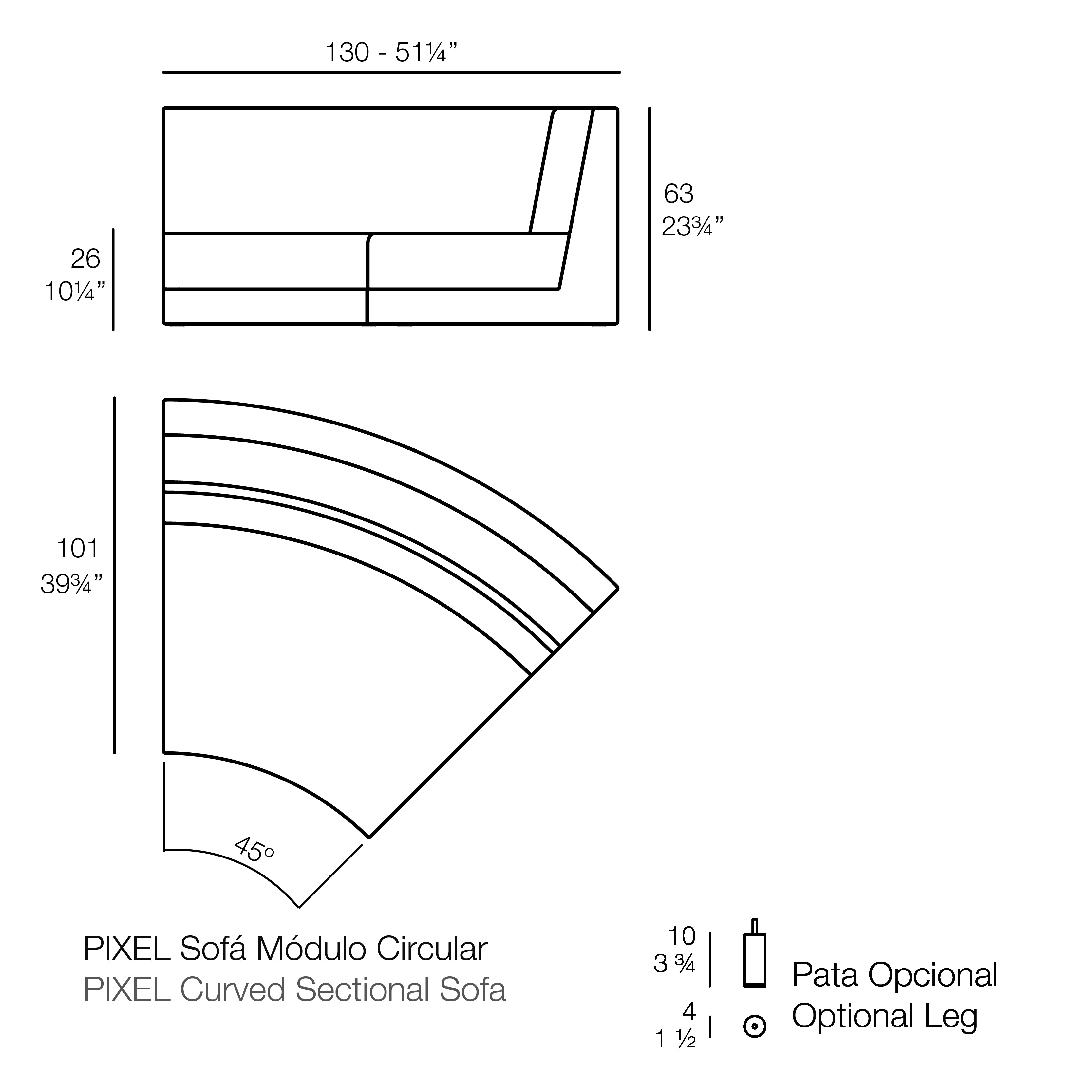 Pixel - Coin Incurvé
