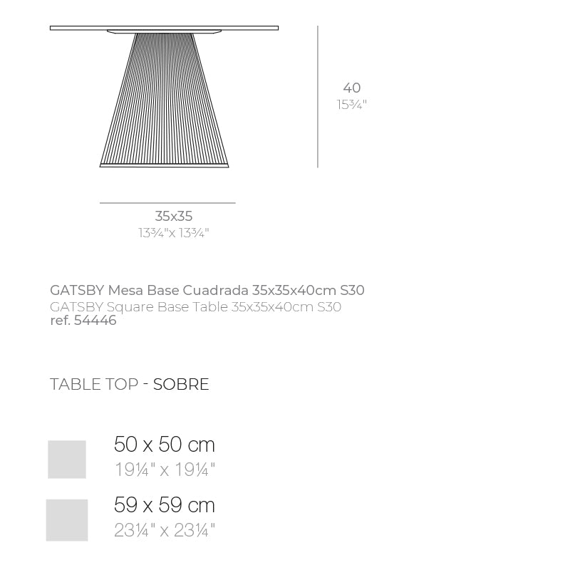 Table Basse - Gatsby Carré