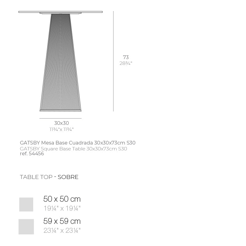 Table - Gatsby Carré