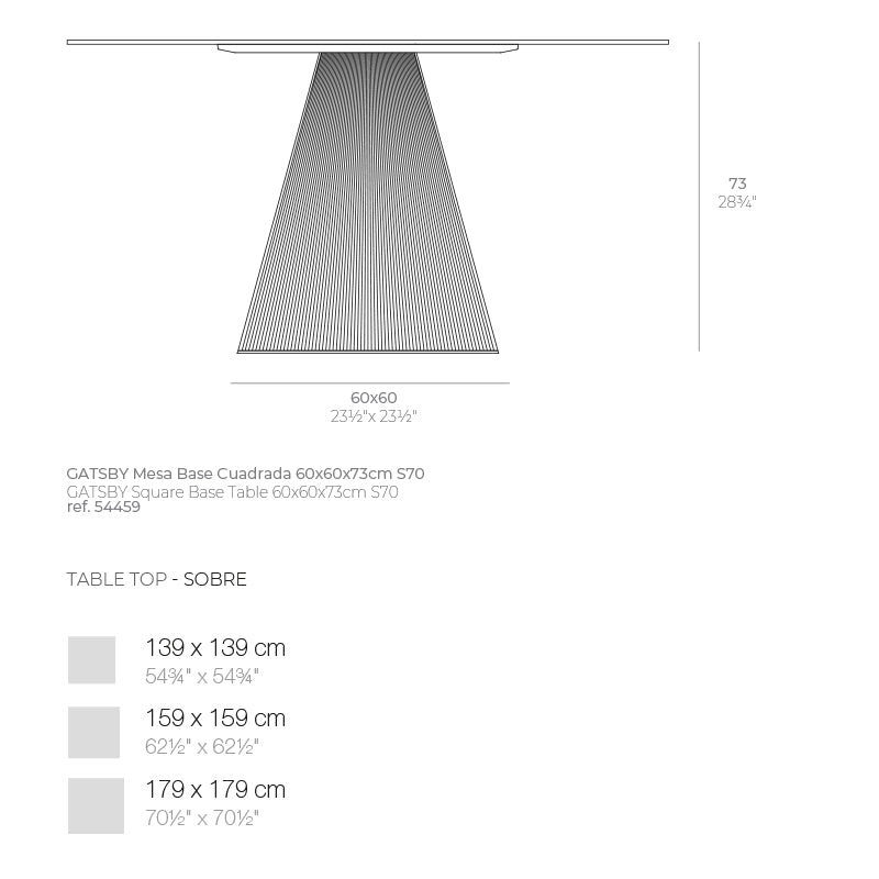 Table - Gatsby Carré