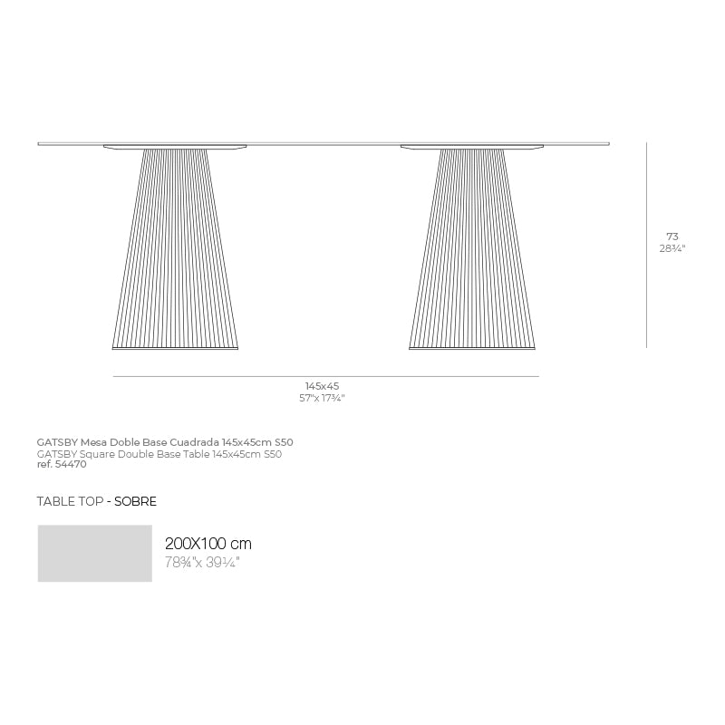 Table - Gatsby Carré II