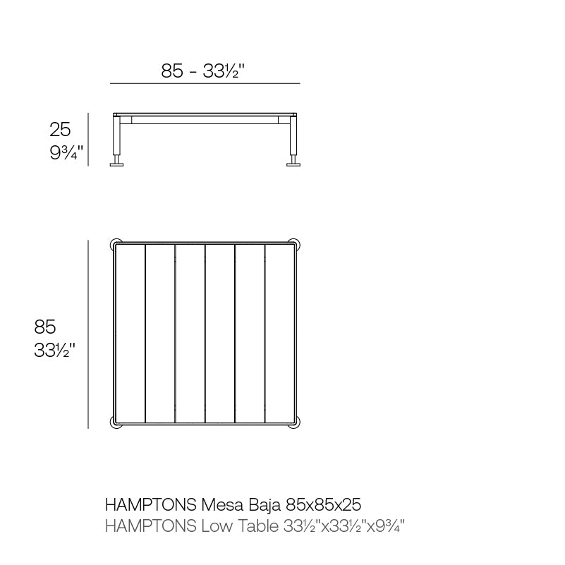 Table Basse - Hamptons