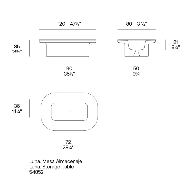 Table Basse - Luna LED