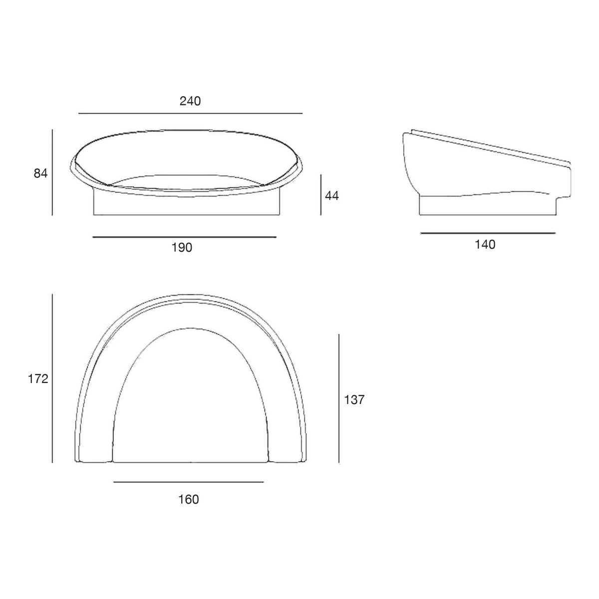 Daybed - Luna LED