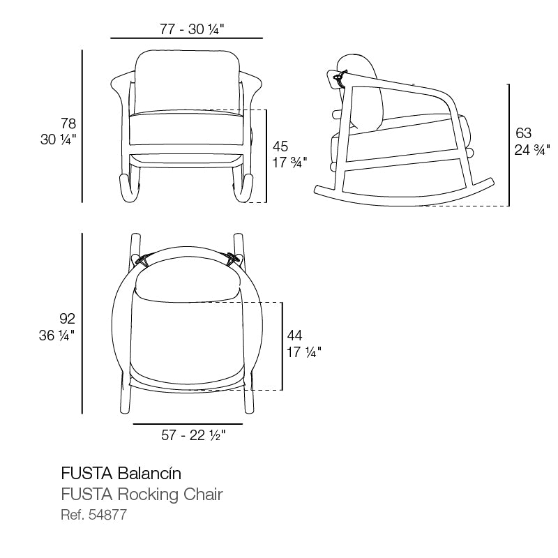 Fauteuil - Fusta