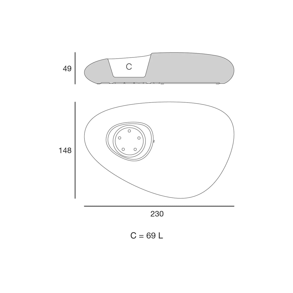 Banc - Stone LED