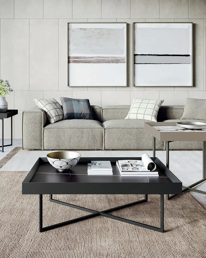 table basse carrée italienne