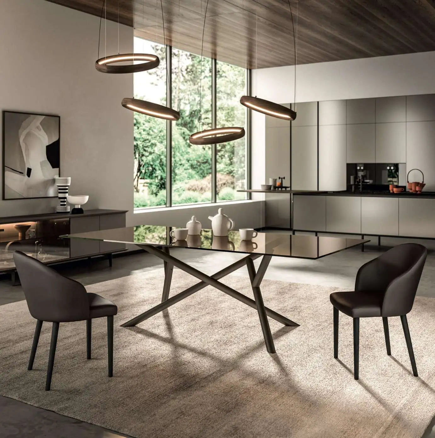 table céramique ovale