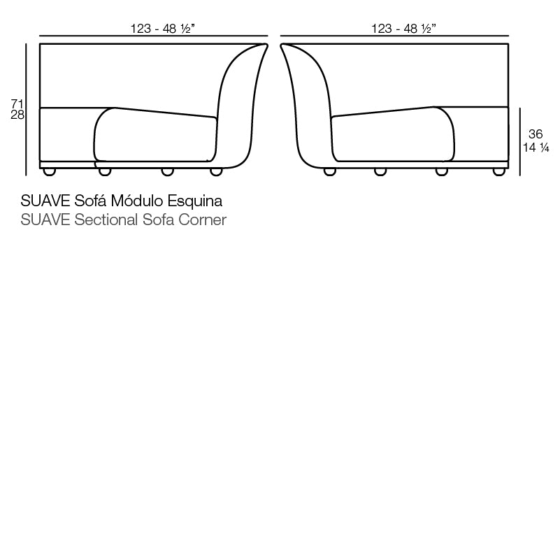 Suave - Module Coin Incurvé