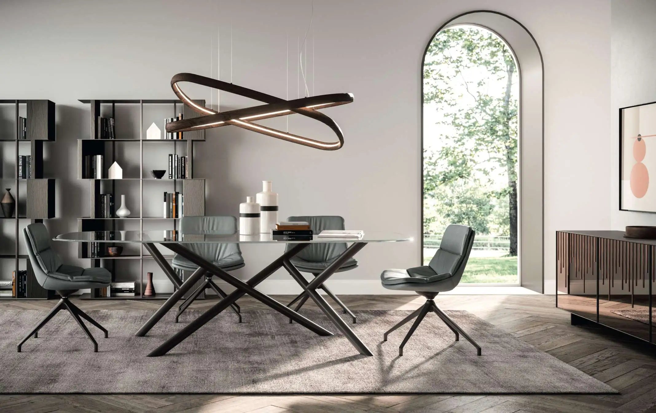 table céramique ovale