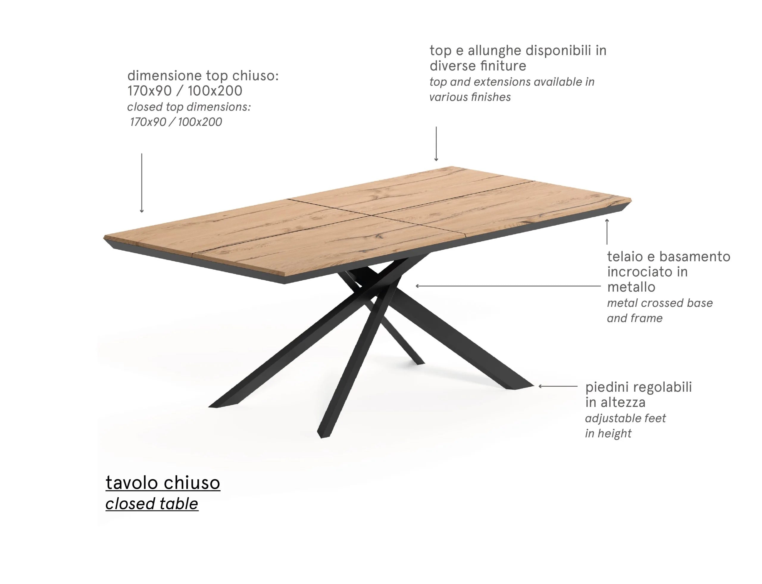 table à rallonge bois massif