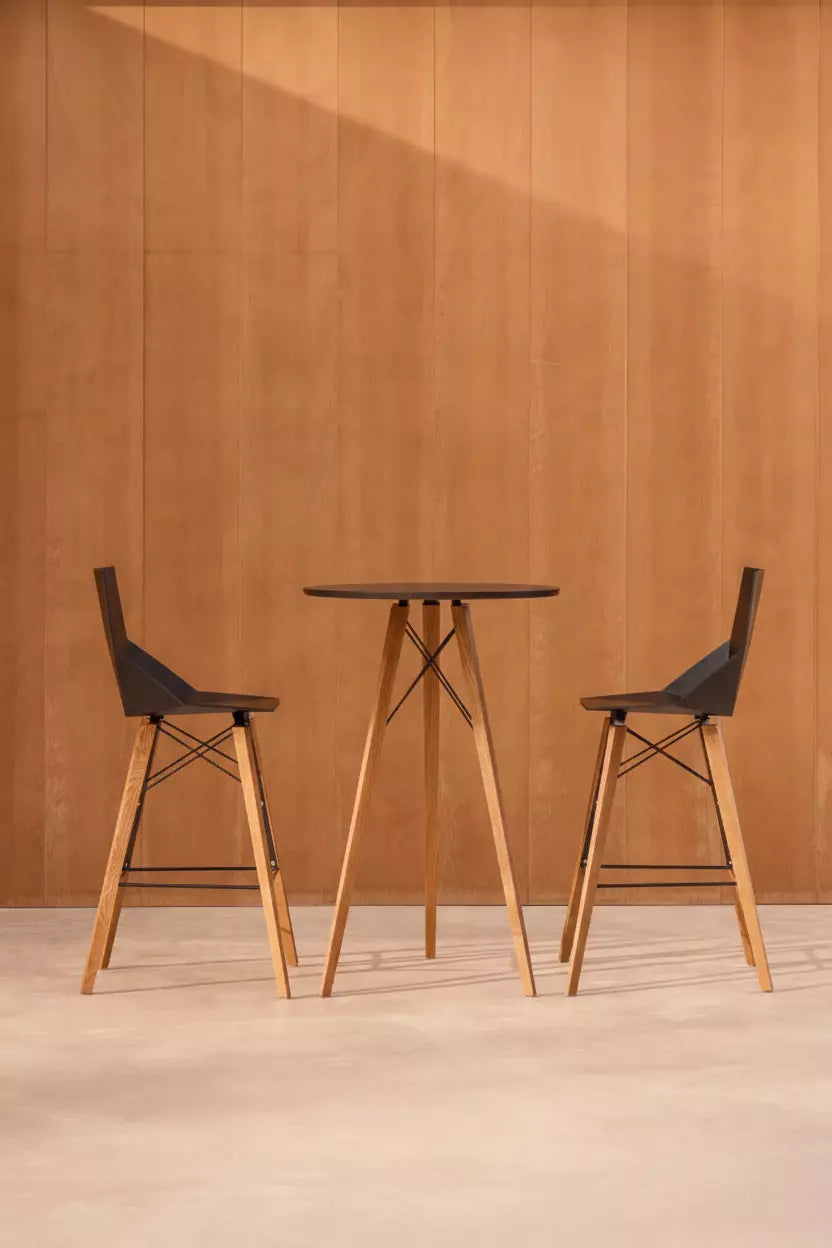 Table Haute - Faz Wood Rond