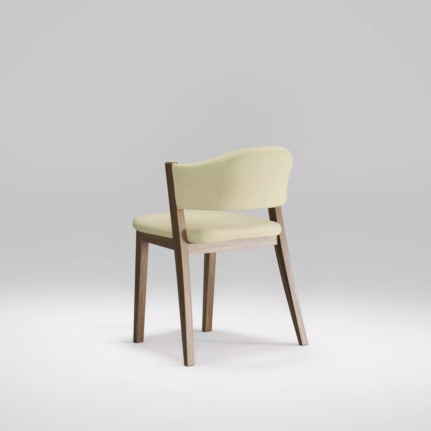 Chaise-Tissu-Jaune-design