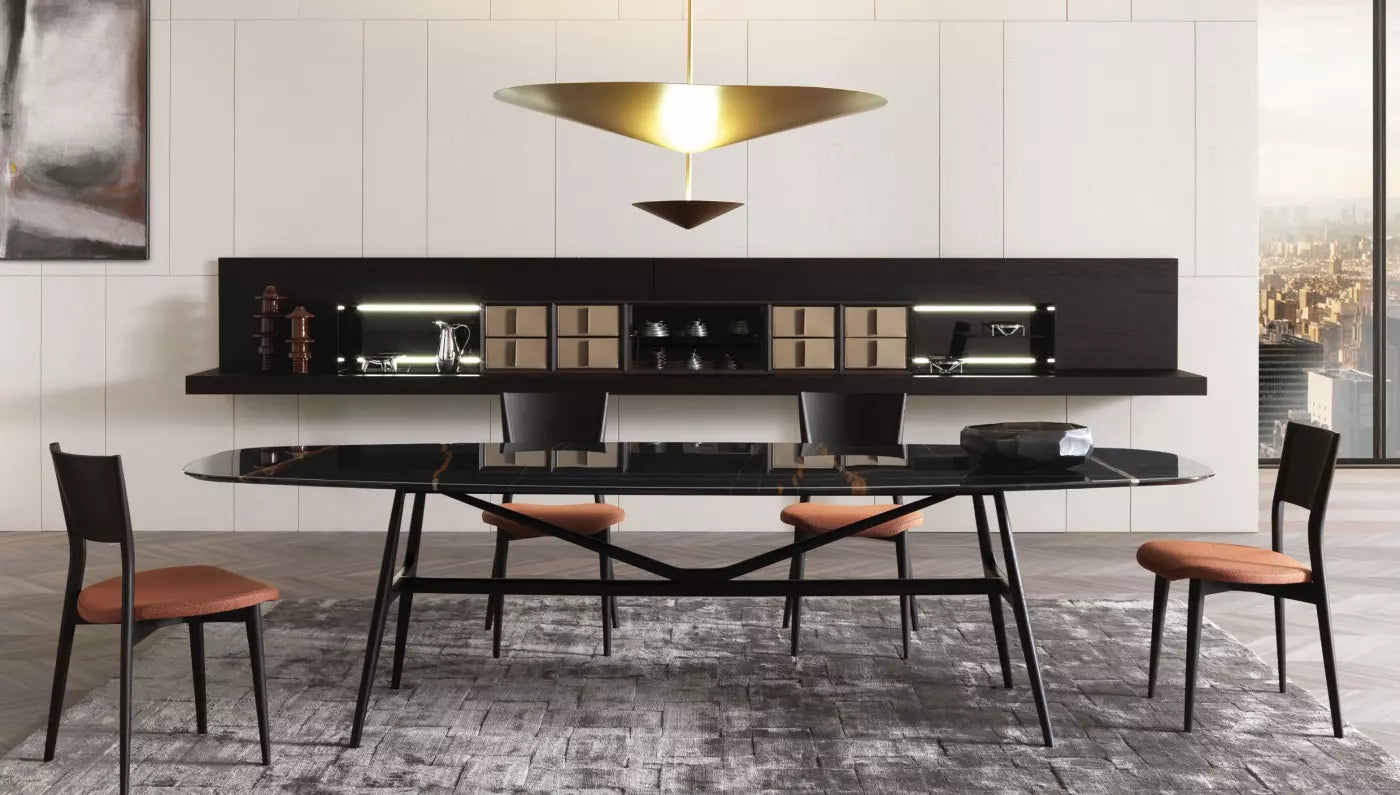 Table-Repas-Marbre-Noir