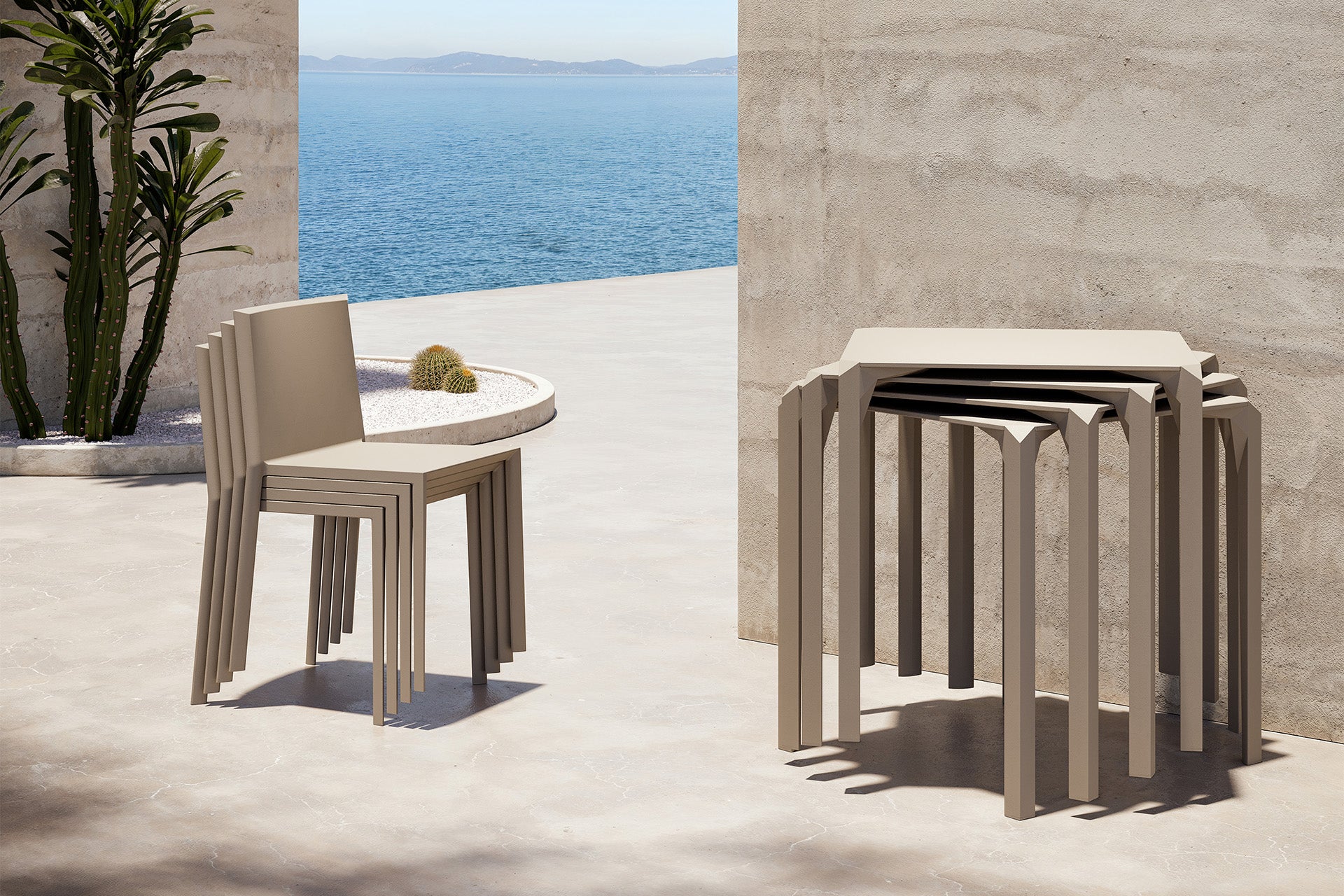 Chaise d'Extérieur - Quartz