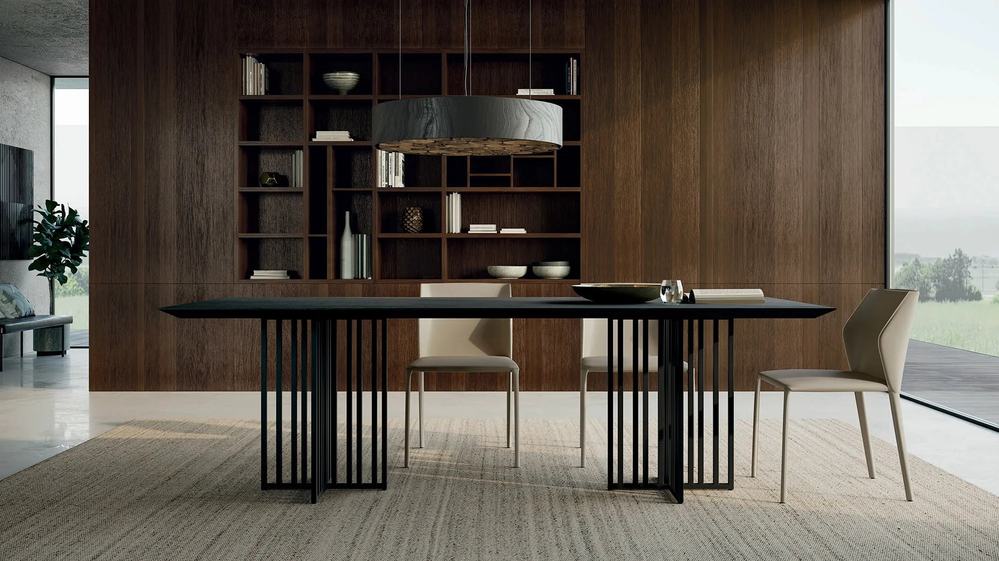 table italienne moderne en bois