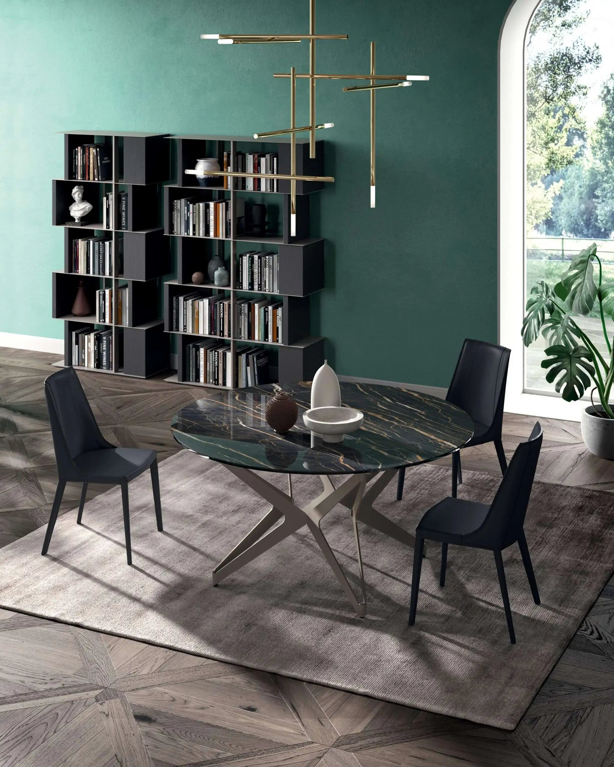 table ronde céramique 8 personnes