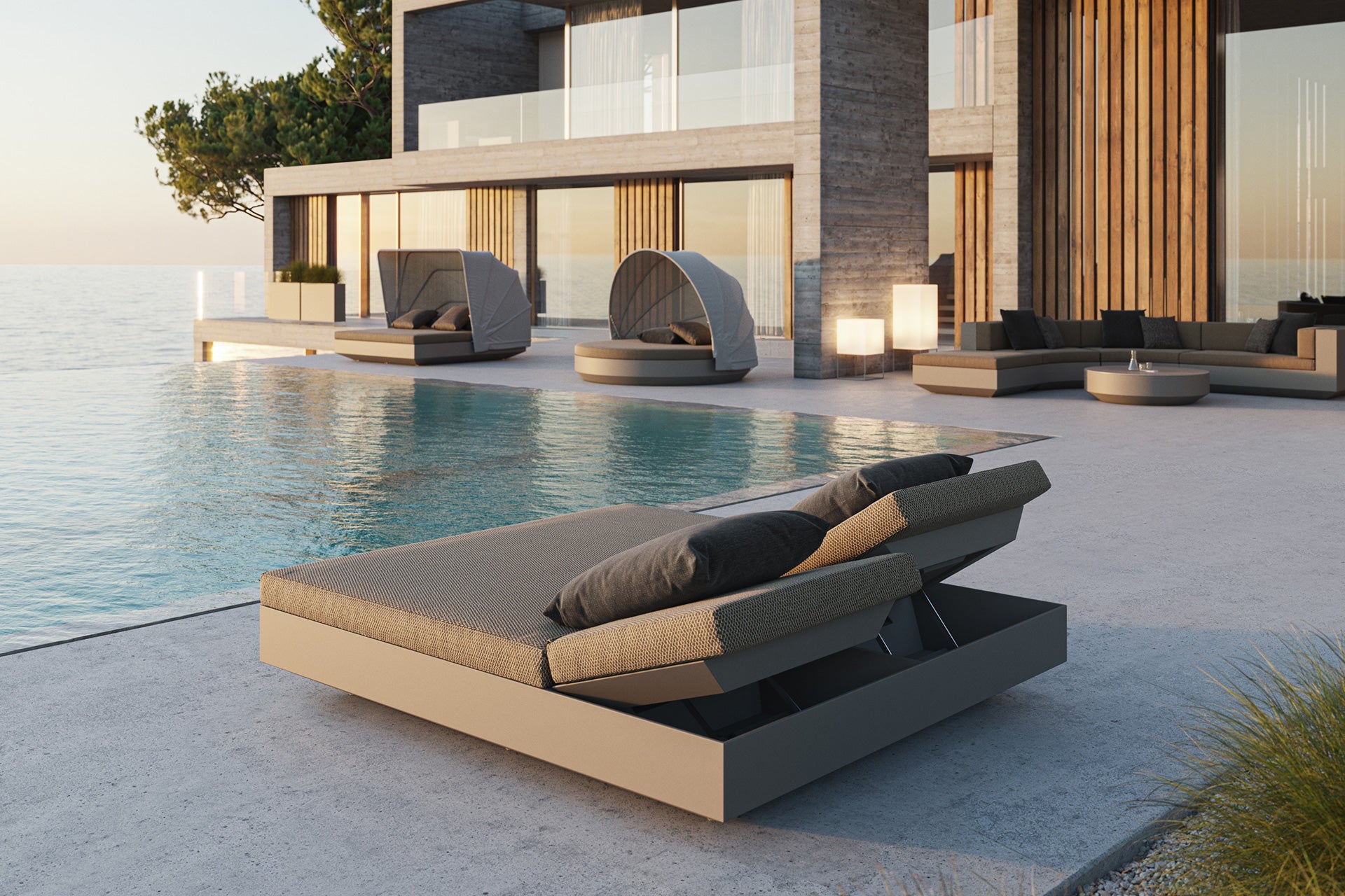 Bain de Soleil Collection Vela XXL Lumineux Vondom - 8