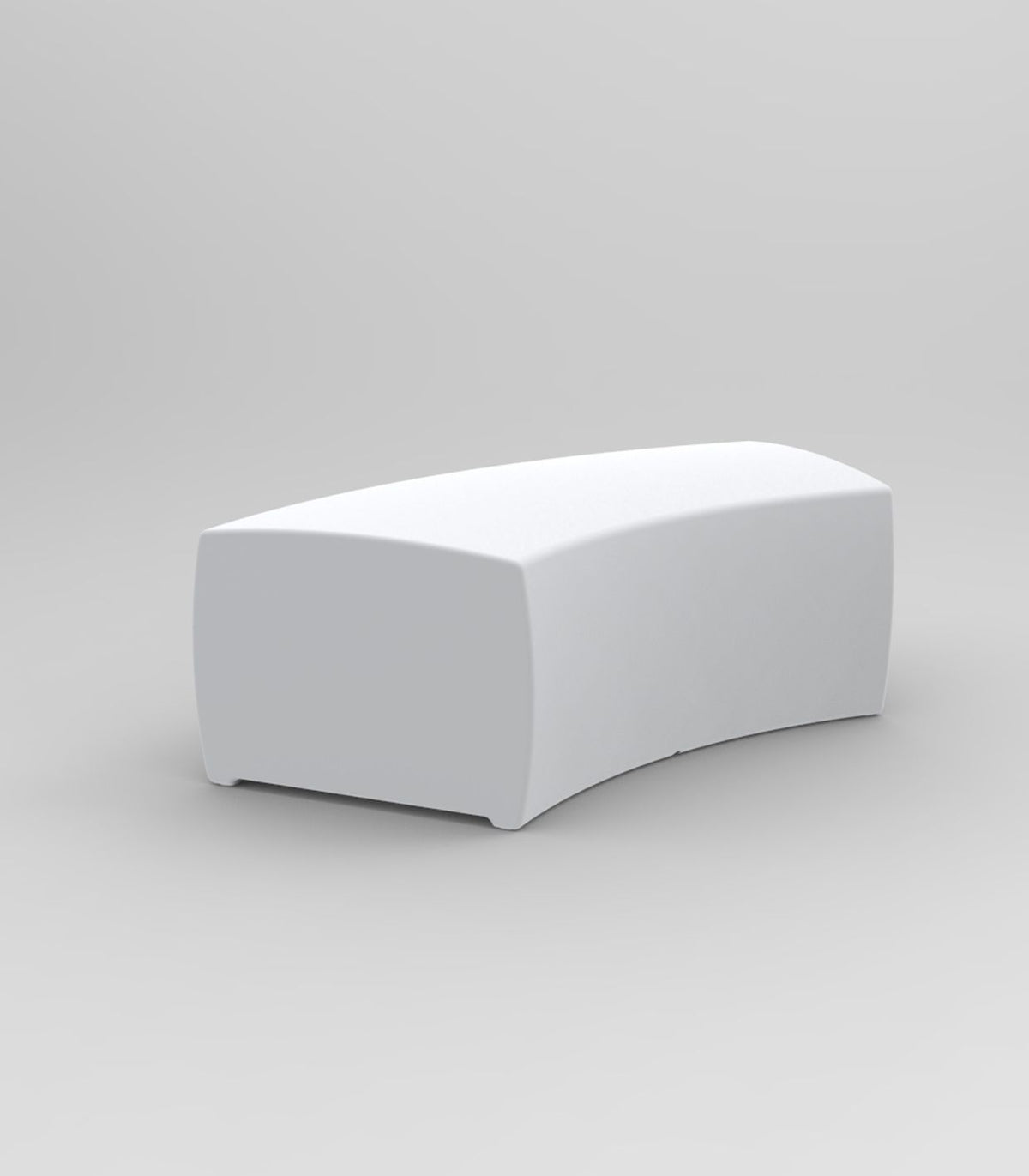 Banc Modulable Exterieur Collection And Modèles 133x65x47 cm Couleur Blanc Vondom