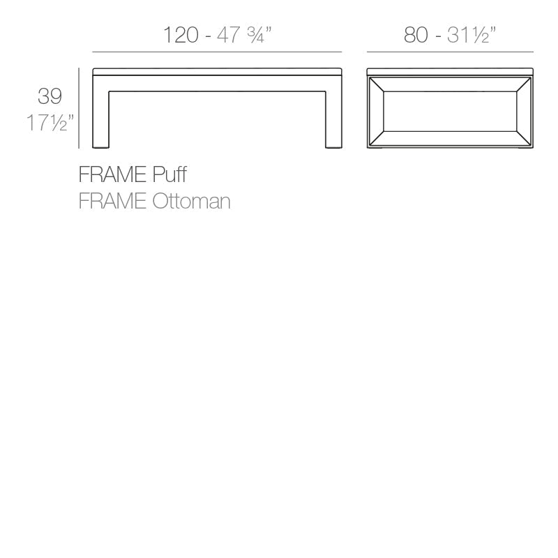 Banquette Collection Frame Vondom