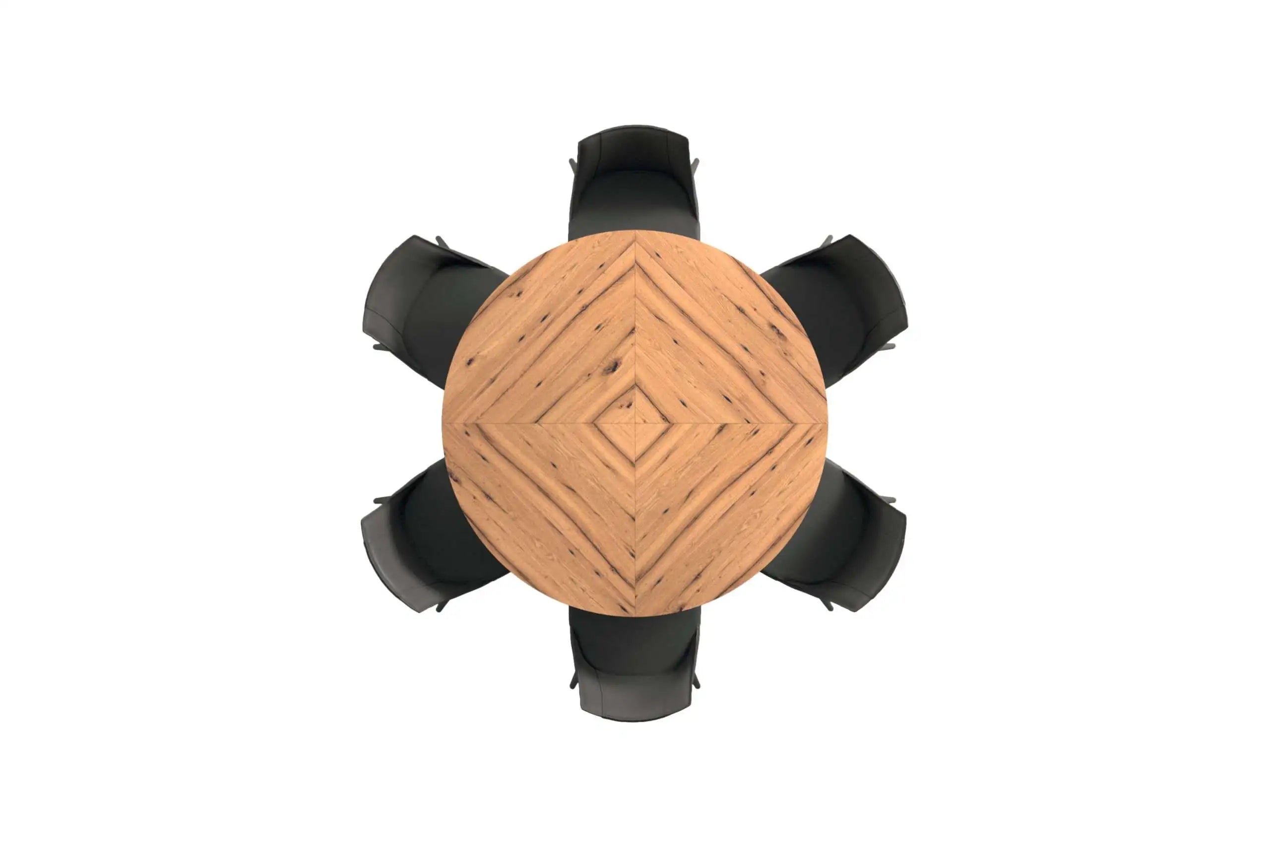 table a manger ronde industrielle extensible