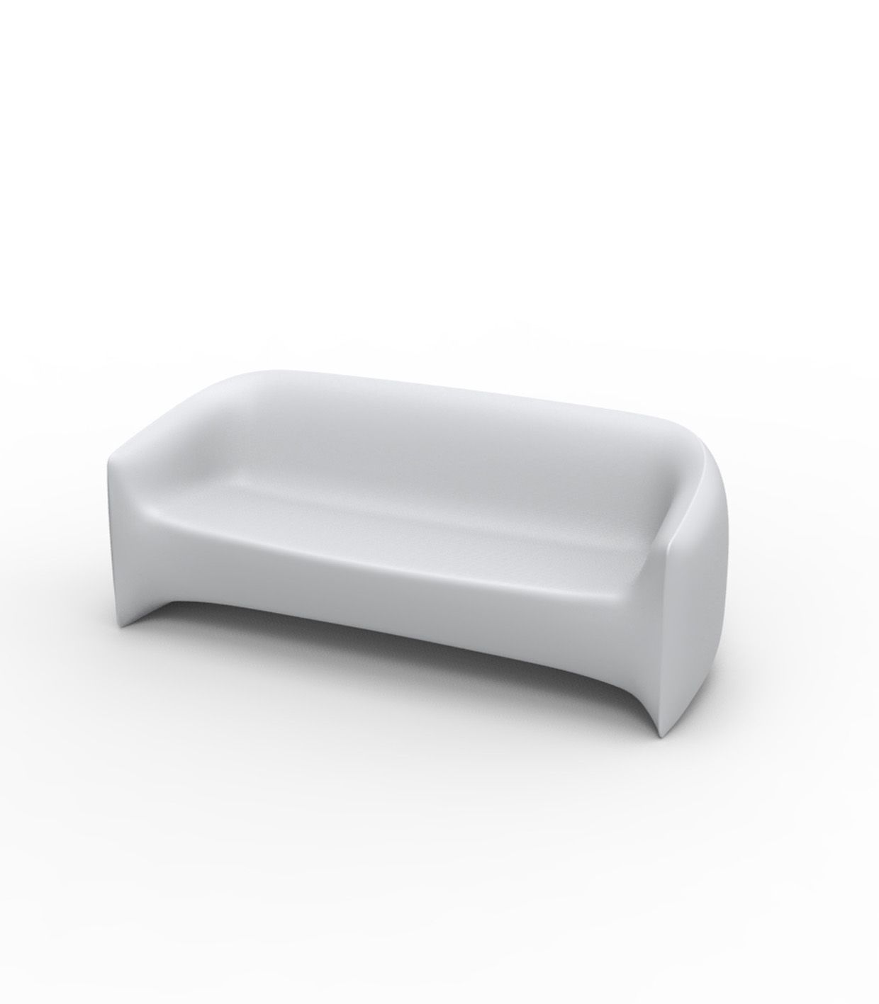 Canapé Collection Blow Vondom Finition Mate Couleur Bianc