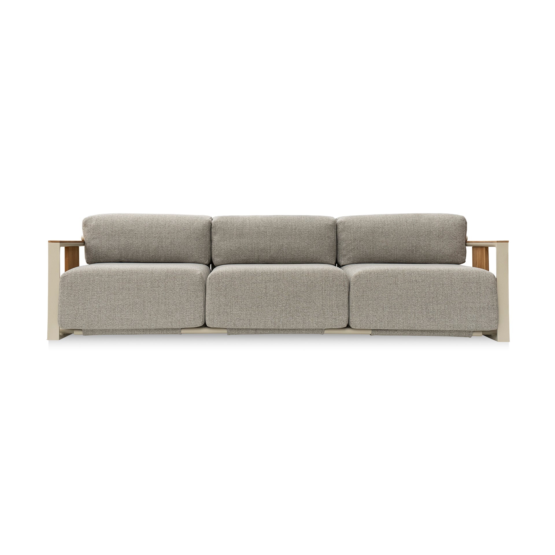 Canapé Collection Tulum 3 Places Couleur bois Bois de teck naturel Vondom - 4
