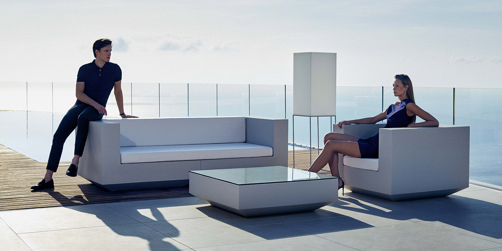 Canapé Extérieur Vondom Collection Vela Finition structure Mate - 4