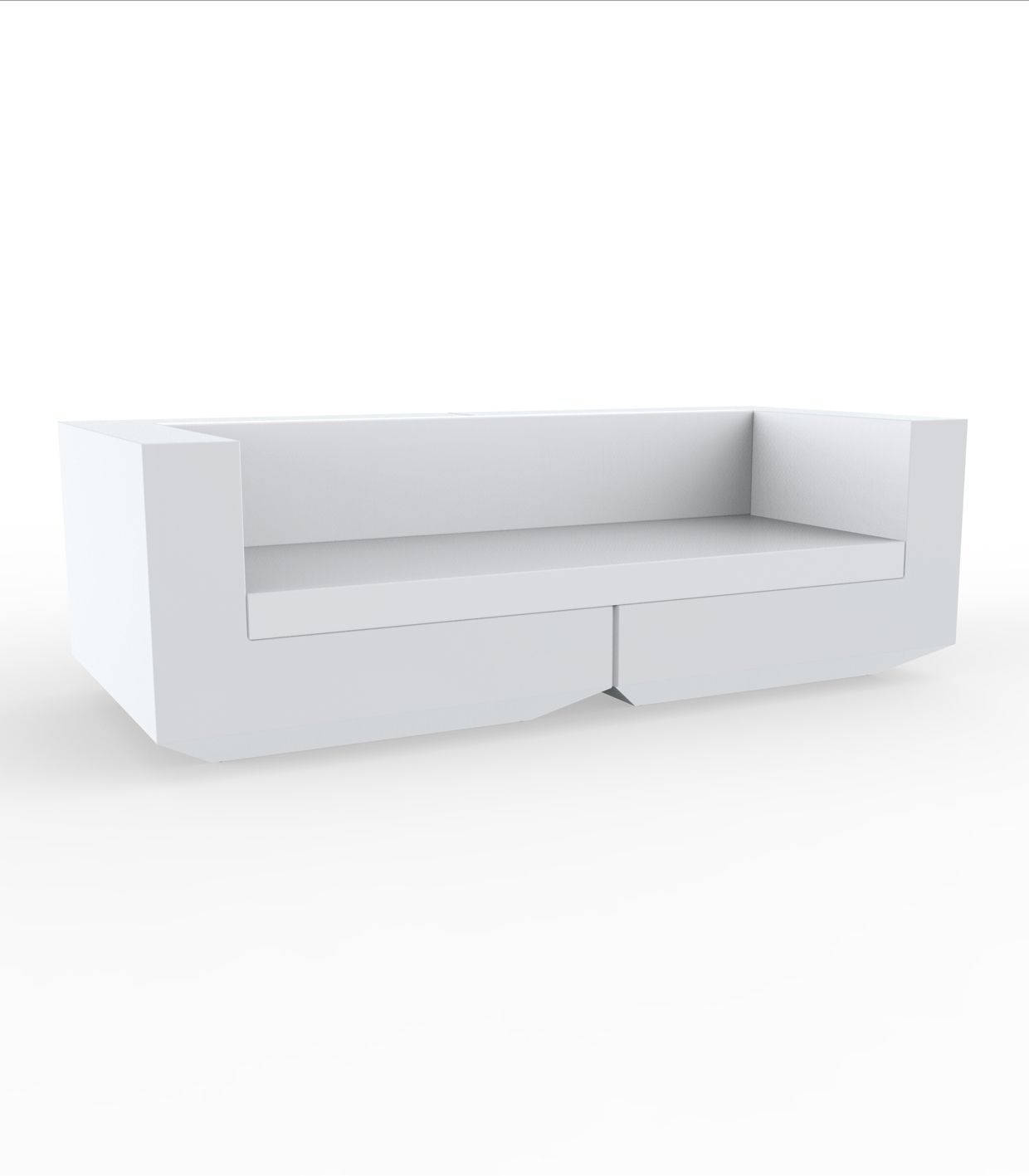 Canapé Extérieur Vondom Collection Vela Finition structure Mate