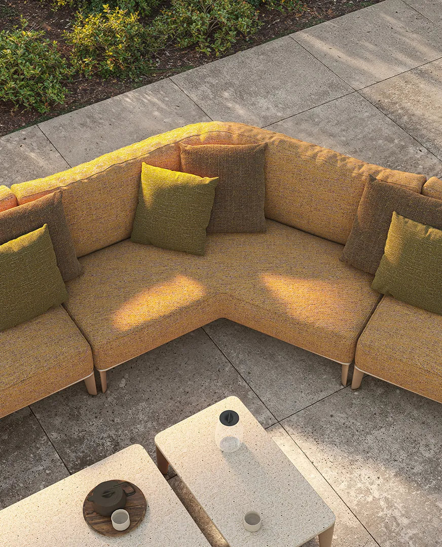 Canapé modulaire d'extérieur Pasadena Vondom, mise en situation