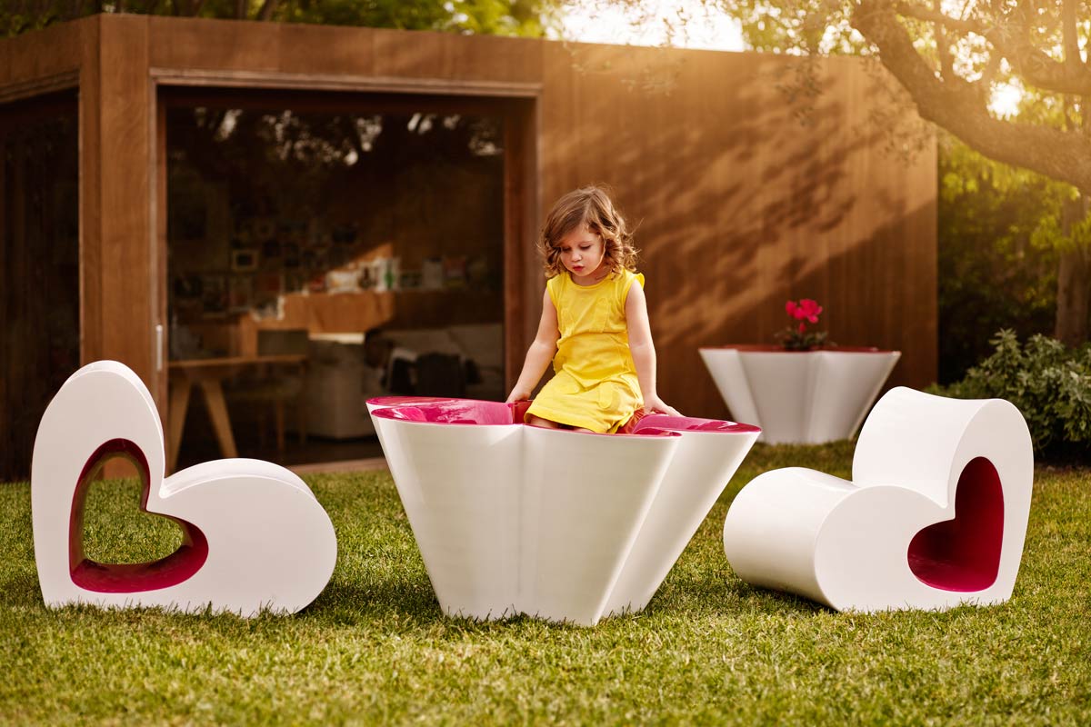 Chaise Collection Agatha en Plastique en Cœur Vondom - 4