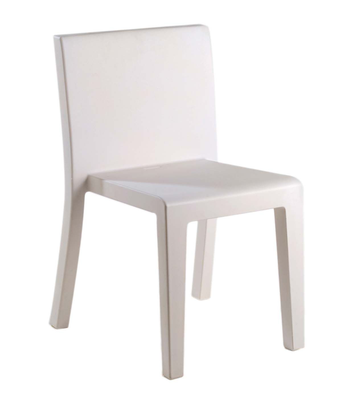 Chaise Collection JUT en Polyethylene Accoudoir Sans Finition Mate Couleur Blanc Vondom