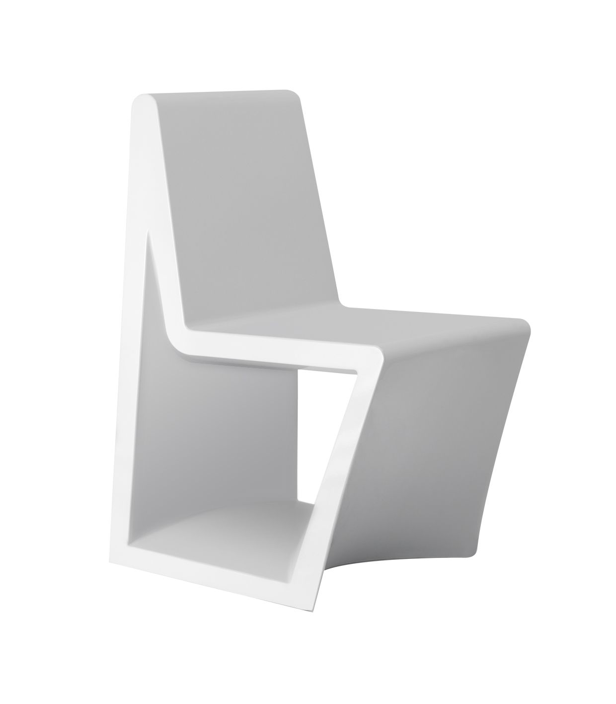 Chaise Collection Rest Vondom Finition Mate Couleur Blanc