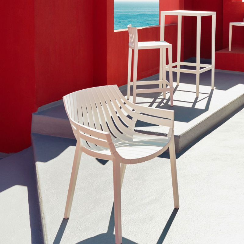 Chaise Collection Spritz en Polypropylène avec Accoudoirs Vondom - 2