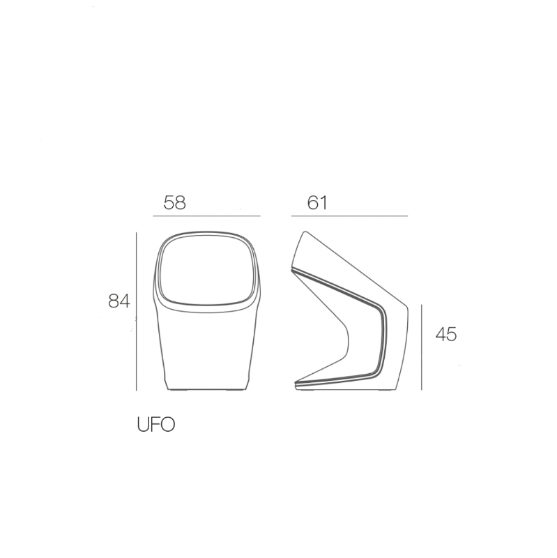 Chaise Collection UFO Vondom
