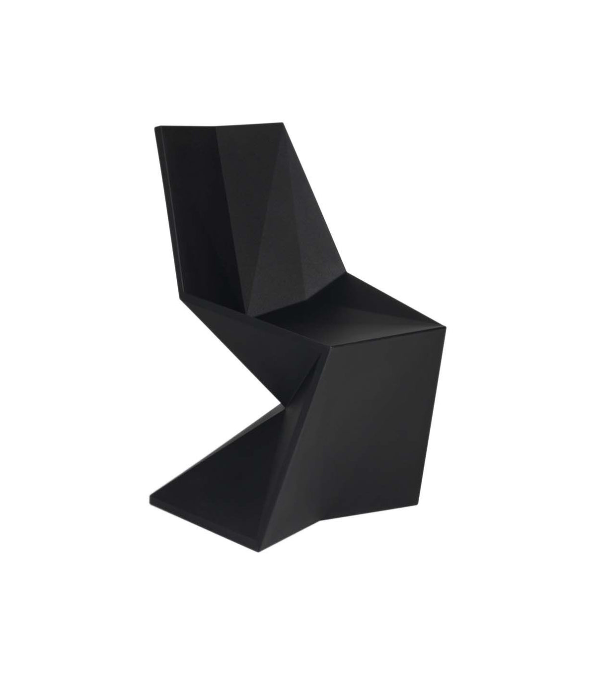 Chaise Collection Vertex Finition Mate Couleur Noir Vondom
