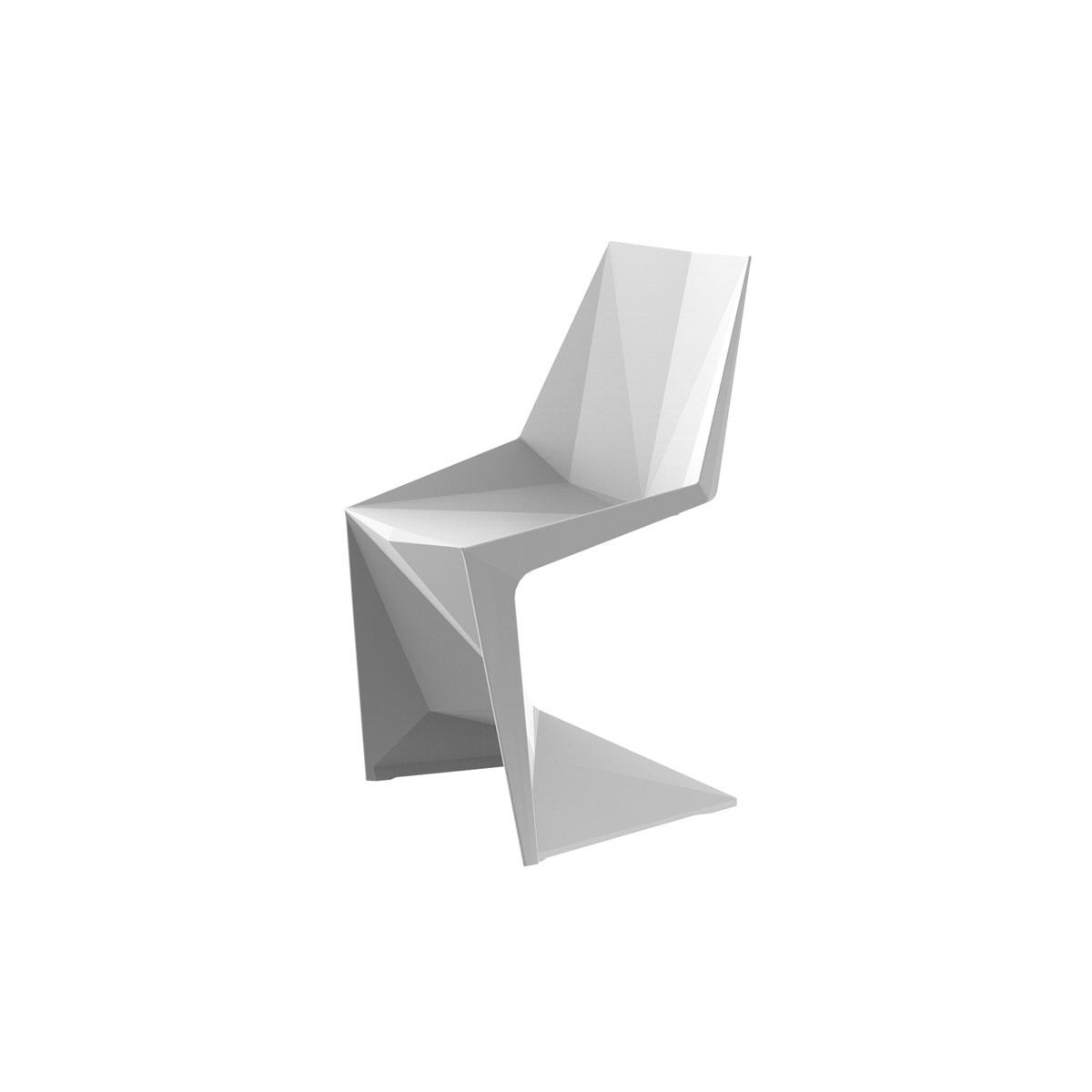 Chaise Couleur Design Couleur Blanc Collection Voxel Vondom - 3