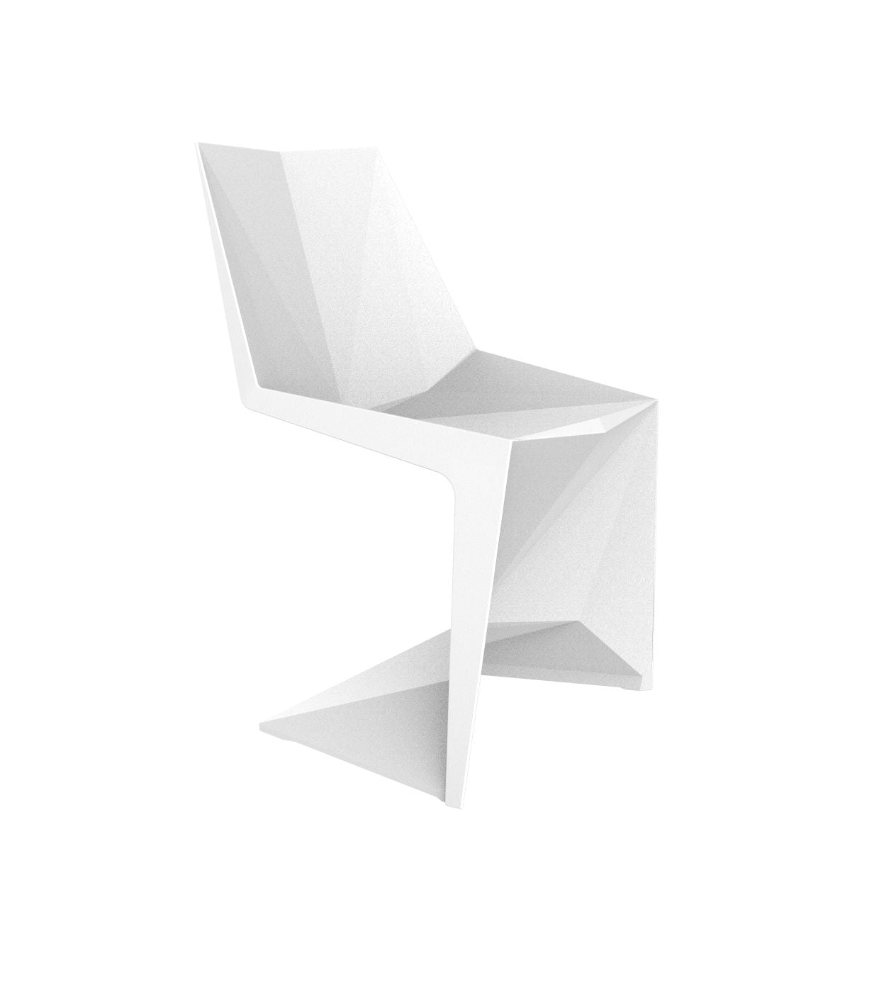 Chaise de Bureau Collection Voxel Design pour Enfant Couleur Blanc Vondom